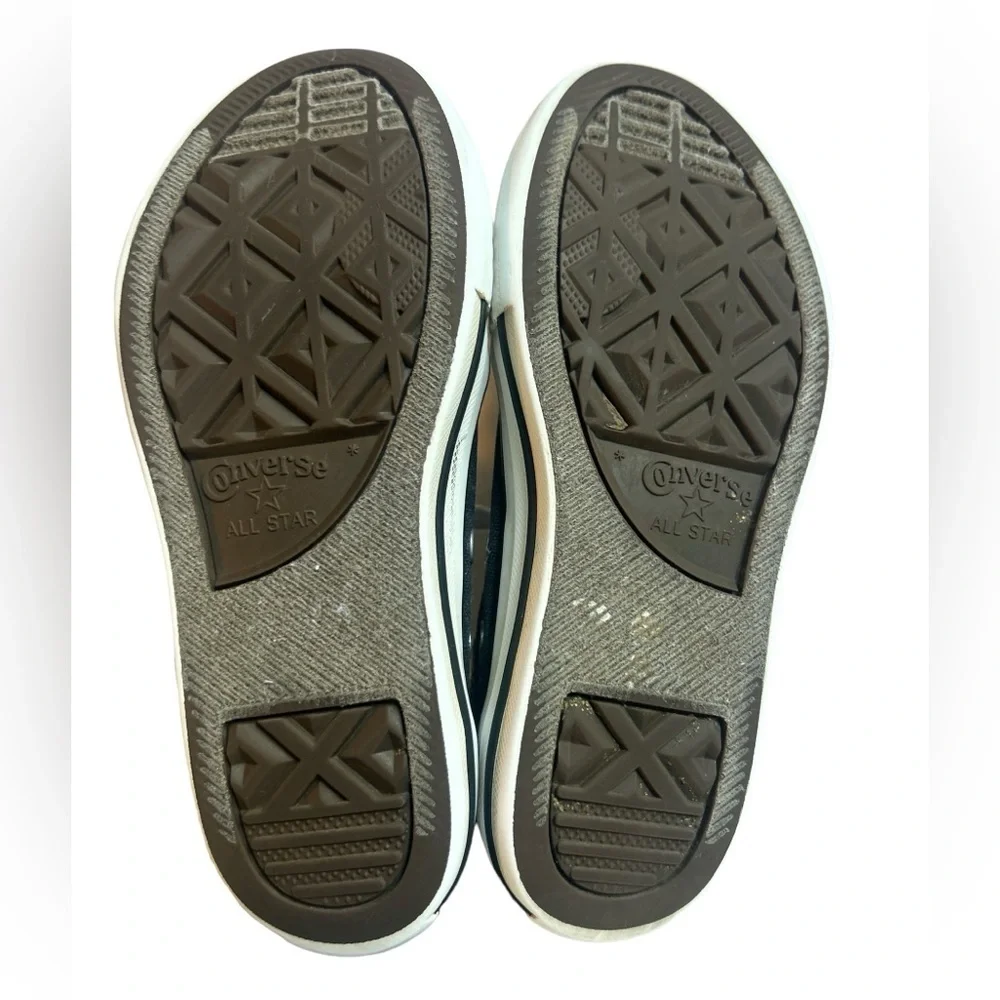 Converse black lace up size 12